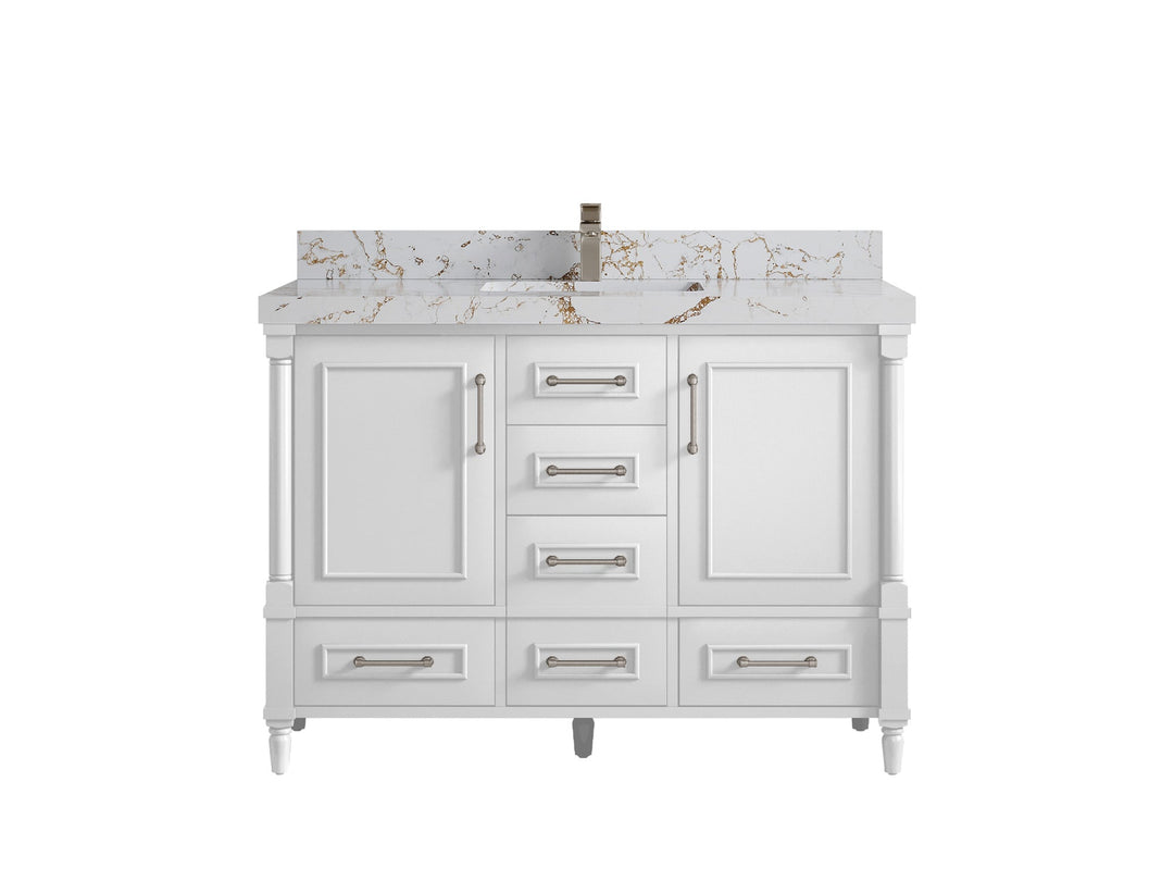 Aberdeen 48 in. W x 22 in. D Single Sink Bathroom Vanity - Willow Bath and Vanity