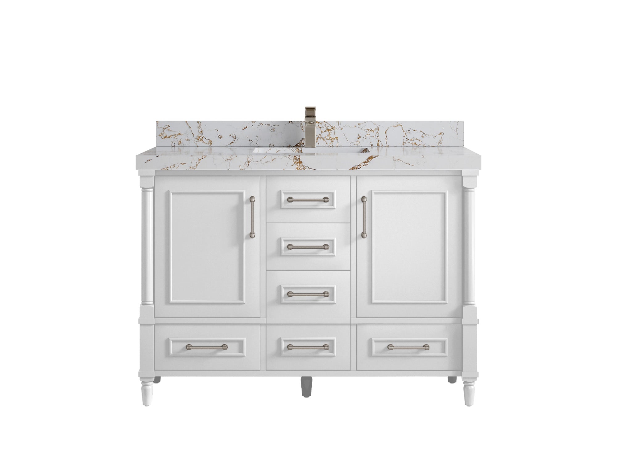 Aberdeen 48 in. W x 22 in. D Single Sink Bathroom Vanity - Willow Bath and Vanity