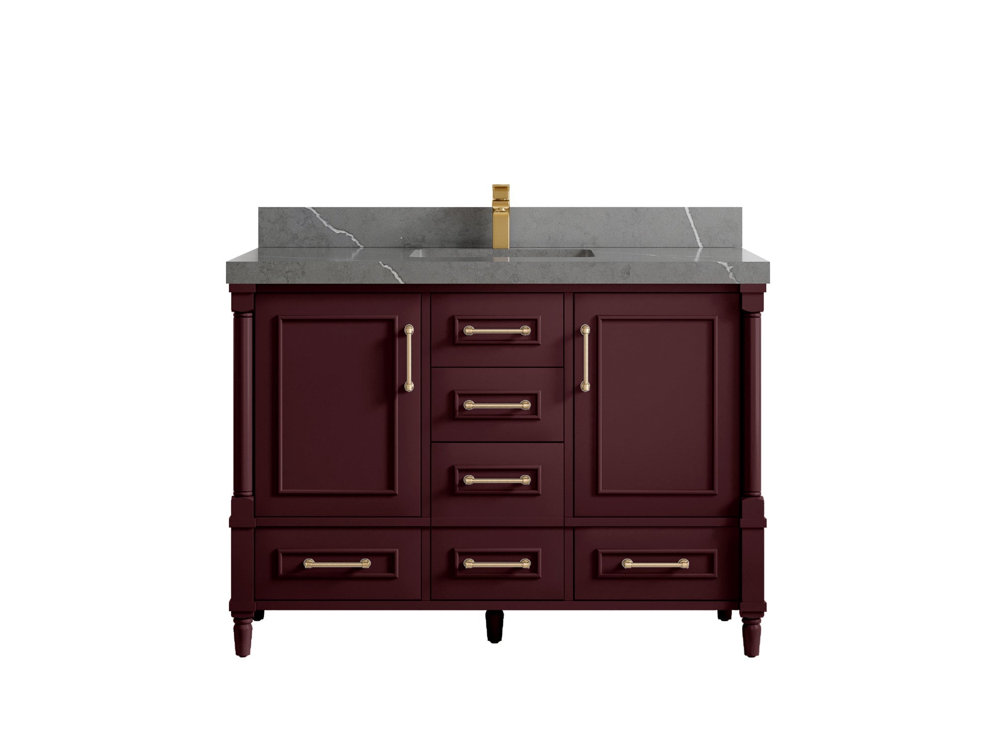 Aberdeen 48 in. W x 22 in. D Single Sink Bathroom Vanity - Willow Bath and Vanity