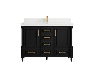 Aberdeen 48 in. W x 22 in. D Single Sink Bathroom Vanity - Willow Bath and Vanity
