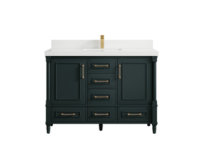 Aberdeen 48 in. W x 22 in. D Single Sink Bathroom Vanity - Willow Bath and Vanity
