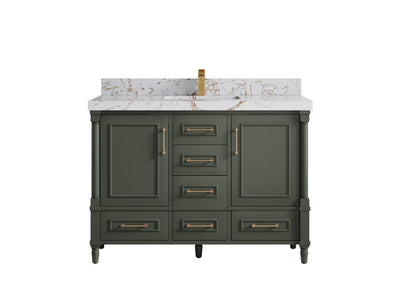 Aberdeen 48 in. W x 22 in. D Single Sink Bathroom Vanity - Willow Bath and Vanity
