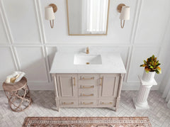 Aberdeen 48 in. W x 22 in. D Single Sink Bathroom Vanity - photo 16