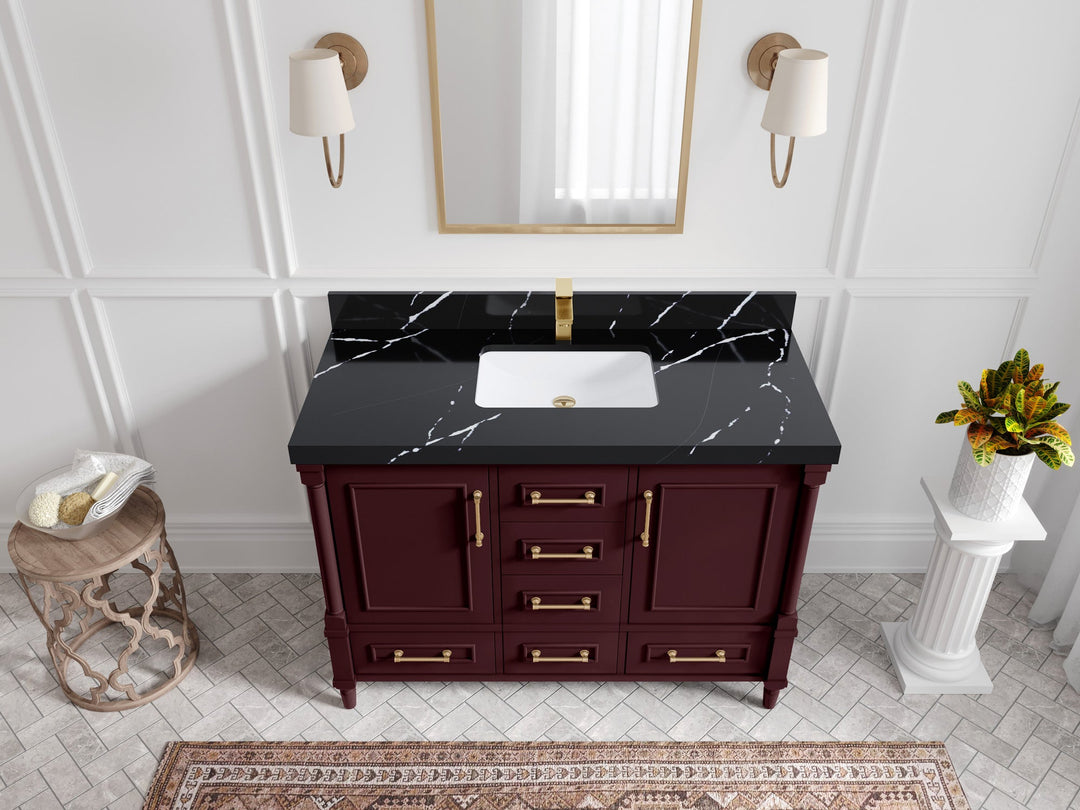 Aberdeen 48 in. W x 22 in. D Single Sink Bathroom Vanity - Willow Bath and Vanity