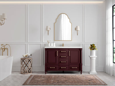 Aberdeen 48 in. W x 22 in. D Single Sink Bathroom Vanity - Willow Bath and Vanity