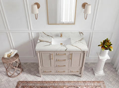 Aberdeen 48 in. W x 22 in. D Single Sink Bathroom Vanity - photo 11
