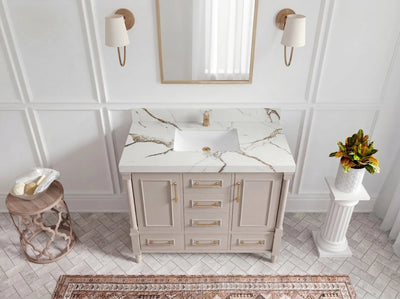 Aberdeen 48 in. W x 22 in. D Single Sink Bathroom Vanity - Willow Bath and Vanity