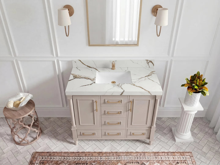 Aberdeen 48 in. W x 22 in. D Single Sink Bathroom Vanity - photo 11