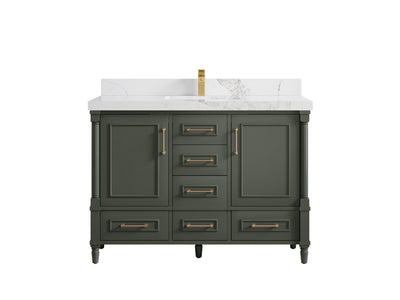 Aberdeen 48 in. W x 22 in. D Single Sink Bathroom Vanity - Willow Bath and Vanity