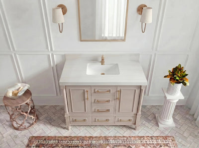 Aberdeen 48 in. W x 22 in. D Single Sink Bathroom Vanity - Willow Bath and Vanity