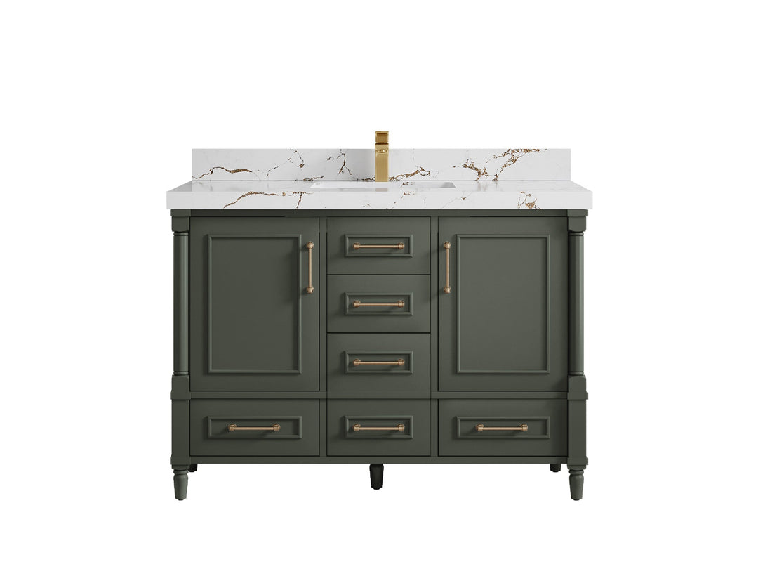 Aberdeen 48 in. W x 22 in. D Single Sink Bathroom Vanity - Willow Bath and Vanity