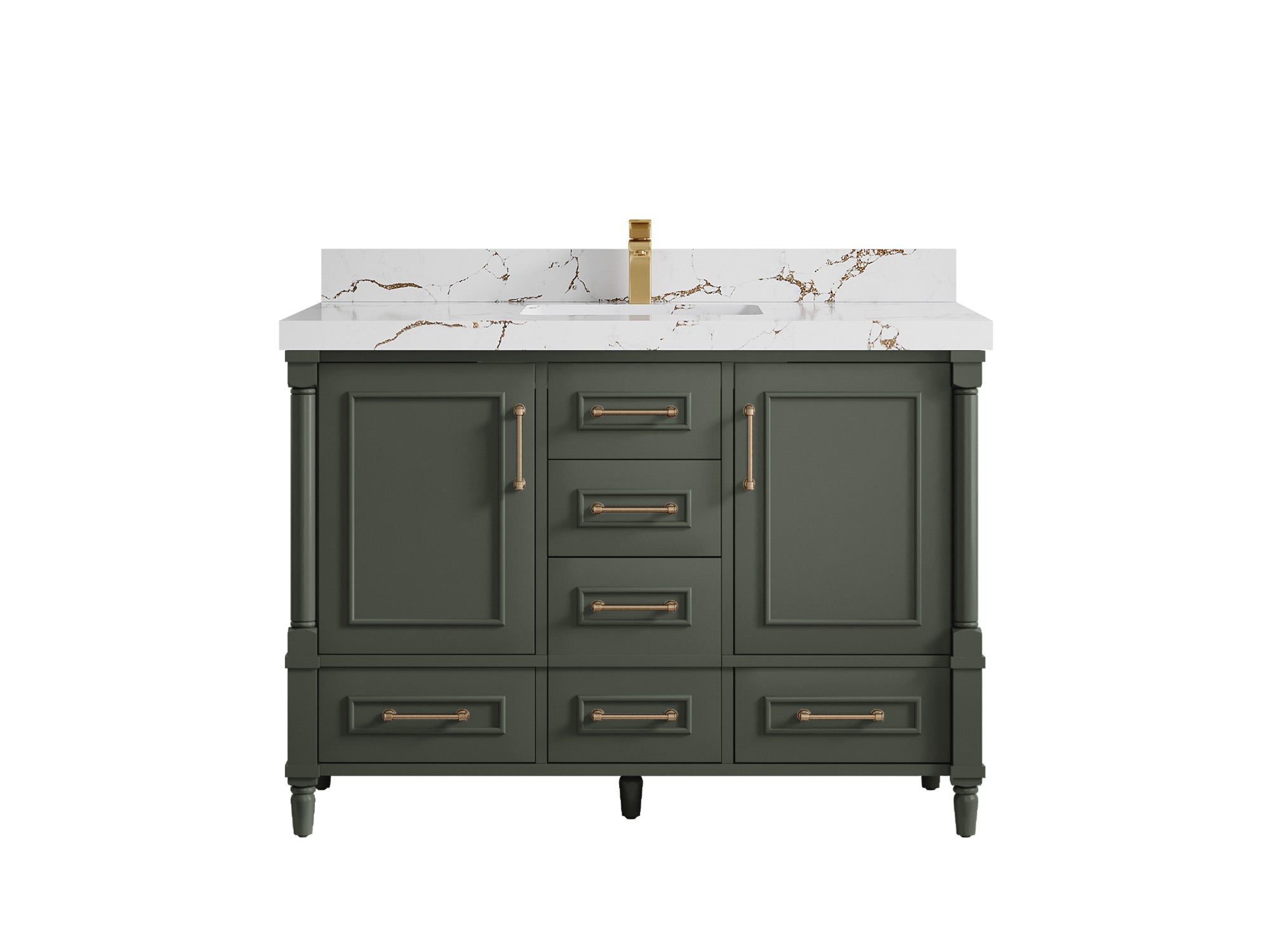 Aberdeen 48 in. W x 22 in. D Single Sink Bathroom Vanity - Willow Bath and Vanity