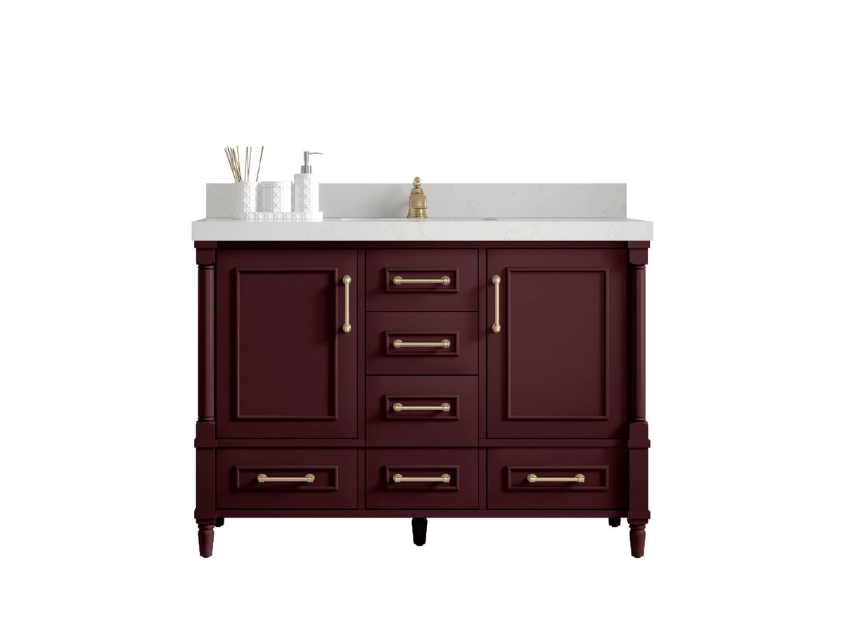 Aberdeen 48 in. W x 22 in. D Single Sink Bathroom Vanity - Willow Bath and Vanity