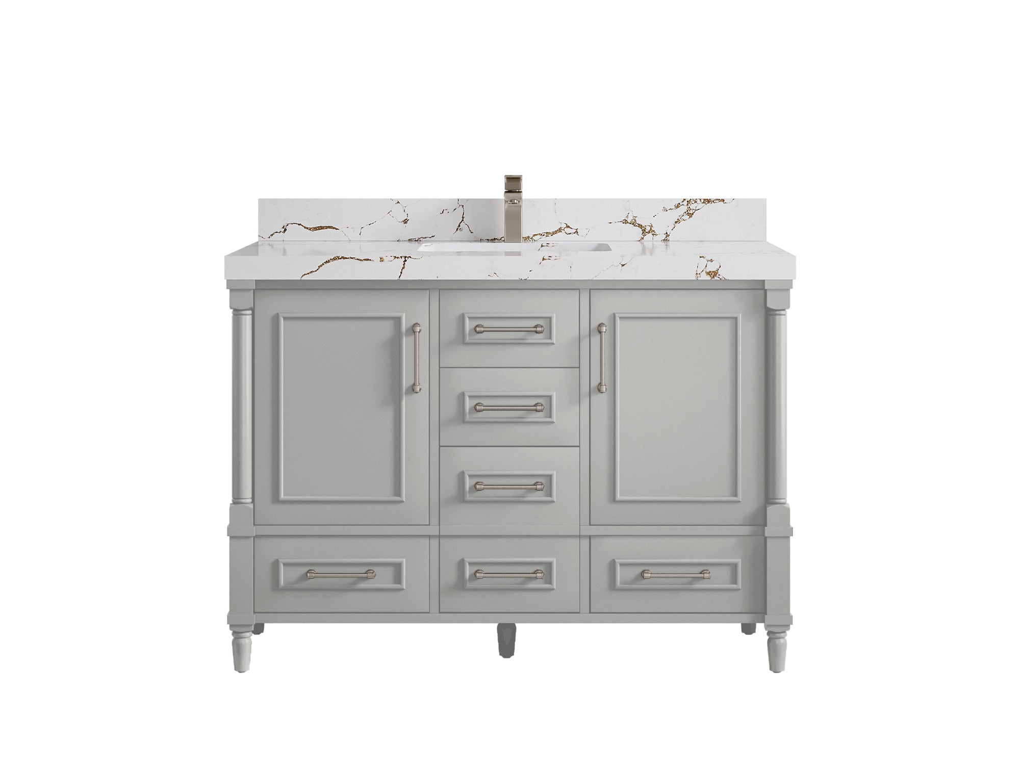 Aberdeen 48 in. W x 22 in. D Single Sink Bathroom Vanity - Willow Bath and Vanity