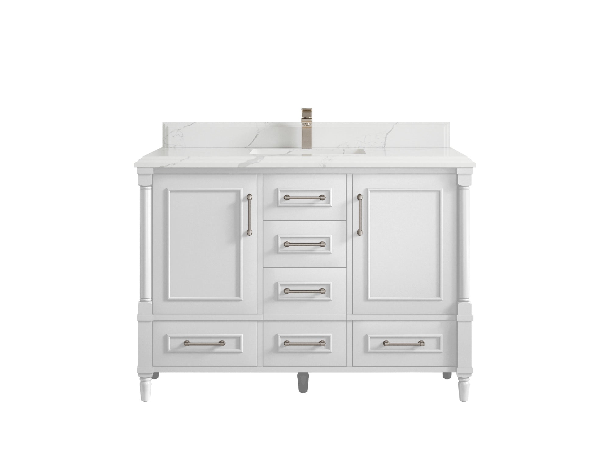Aberdeen 48 in. W x 22 in. D Single Sink Bathroom Vanity - Willow Bath and Vanity