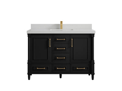 Aberdeen 48 in. W x 22 in. D Single Sink Bathroom Vanity - Willow Bath and Vanity