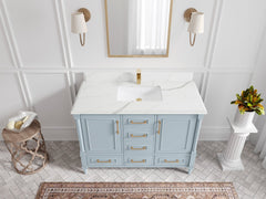 Aberdeen 48 in. W x 22 in. D Single Sink Bathroom Vanity - photo 23