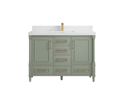 Aberdeen 48 in. W x 22 in. D Single Sink Bathroom Vanity - Willow Bath and Vanity