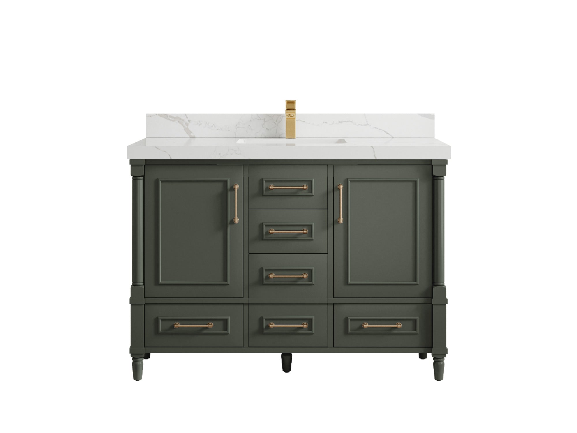 Aberdeen 48 in. W x 22 in. D Single Sink Bathroom Vanity - Willow Bath and Vanity
