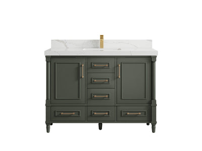 Aberdeen 48 in. W x 22 in. D Single Sink Bathroom Vanity - Willow Bath and Vanity