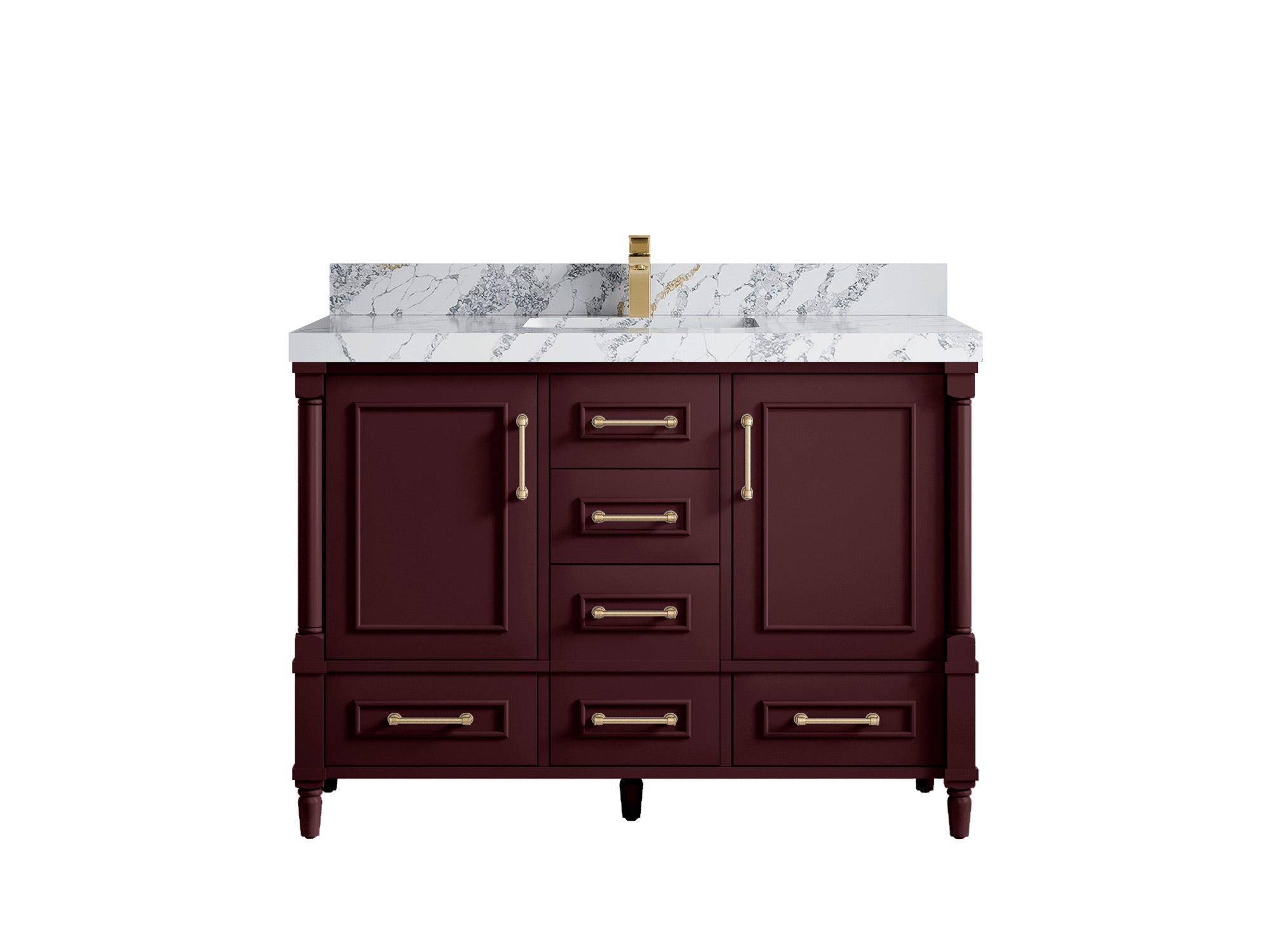 Aberdeen 48 in. W x 22 in. D Single Sink Bathroom Vanity - Willow Bath and Vanity