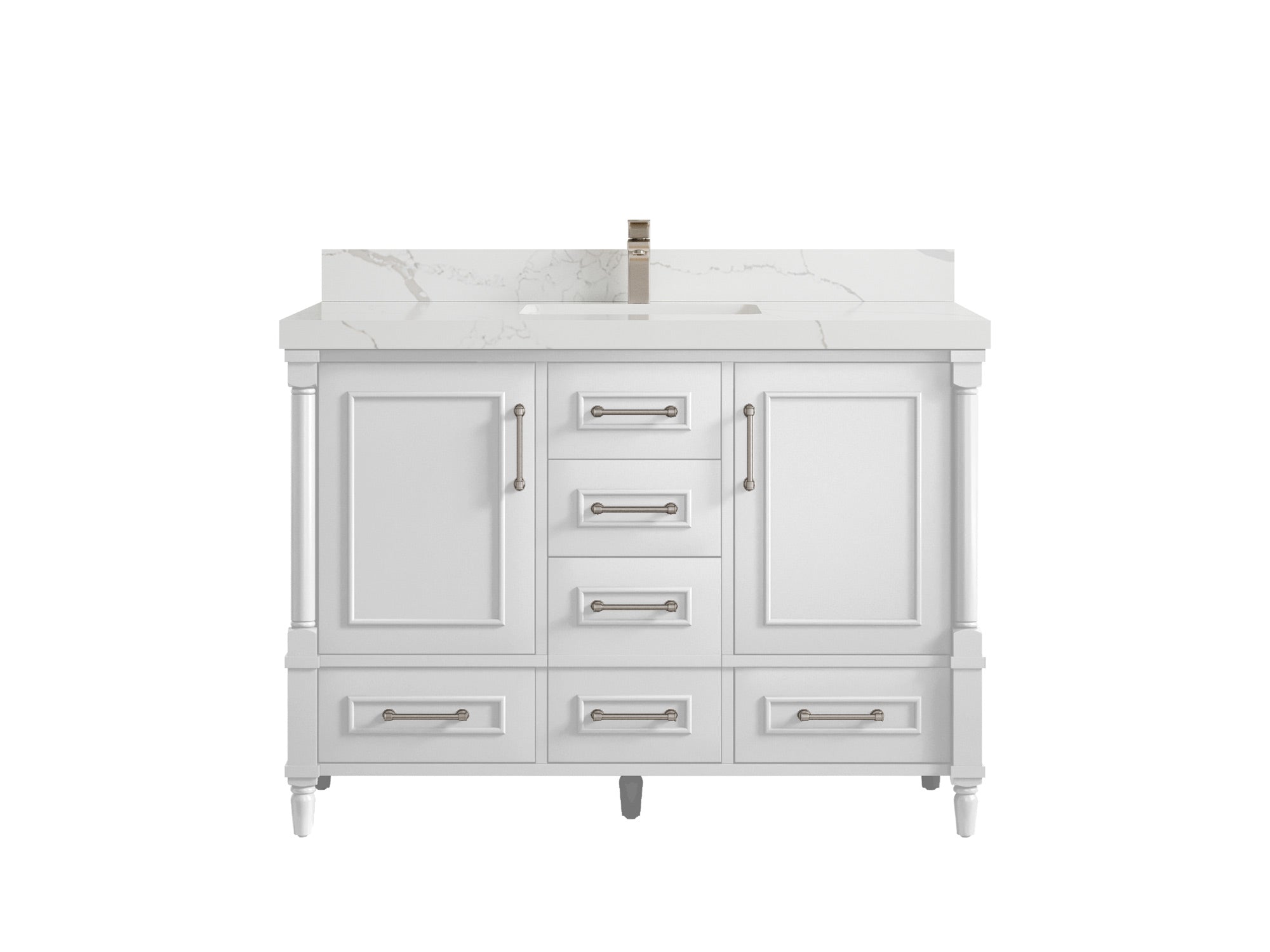 Aberdeen 48 in. W x 22 in. D Single Sink Bathroom Vanity - Willow Bath and Vanity
