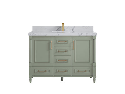 Aberdeen 48 in. W x 22 in. D Single Sink Bathroom Vanity - Willow Bath and Vanity