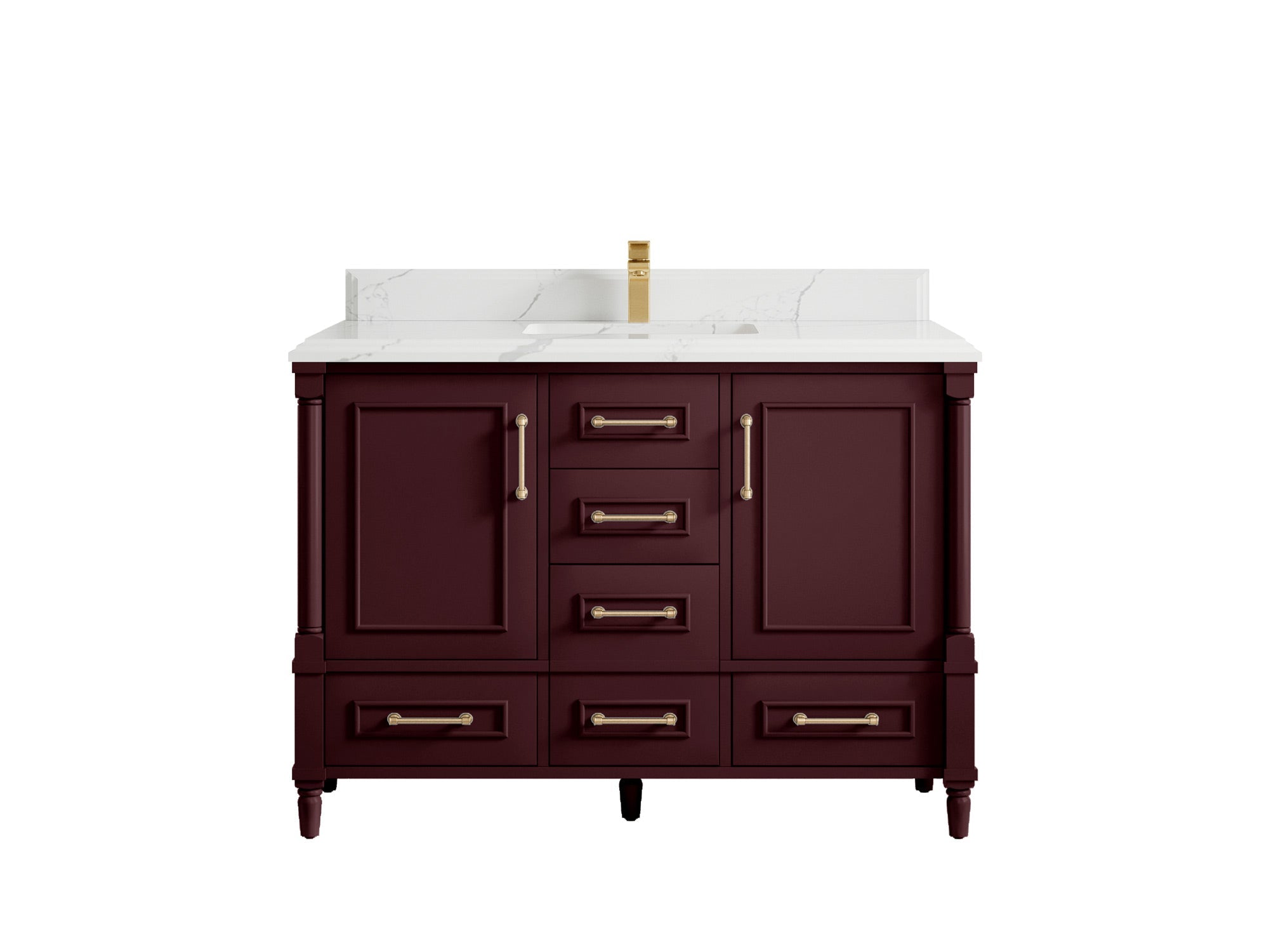 Aberdeen 48 in. W x 22 in. D Single Sink Bathroom Vanity - Willow Bath and Vanity