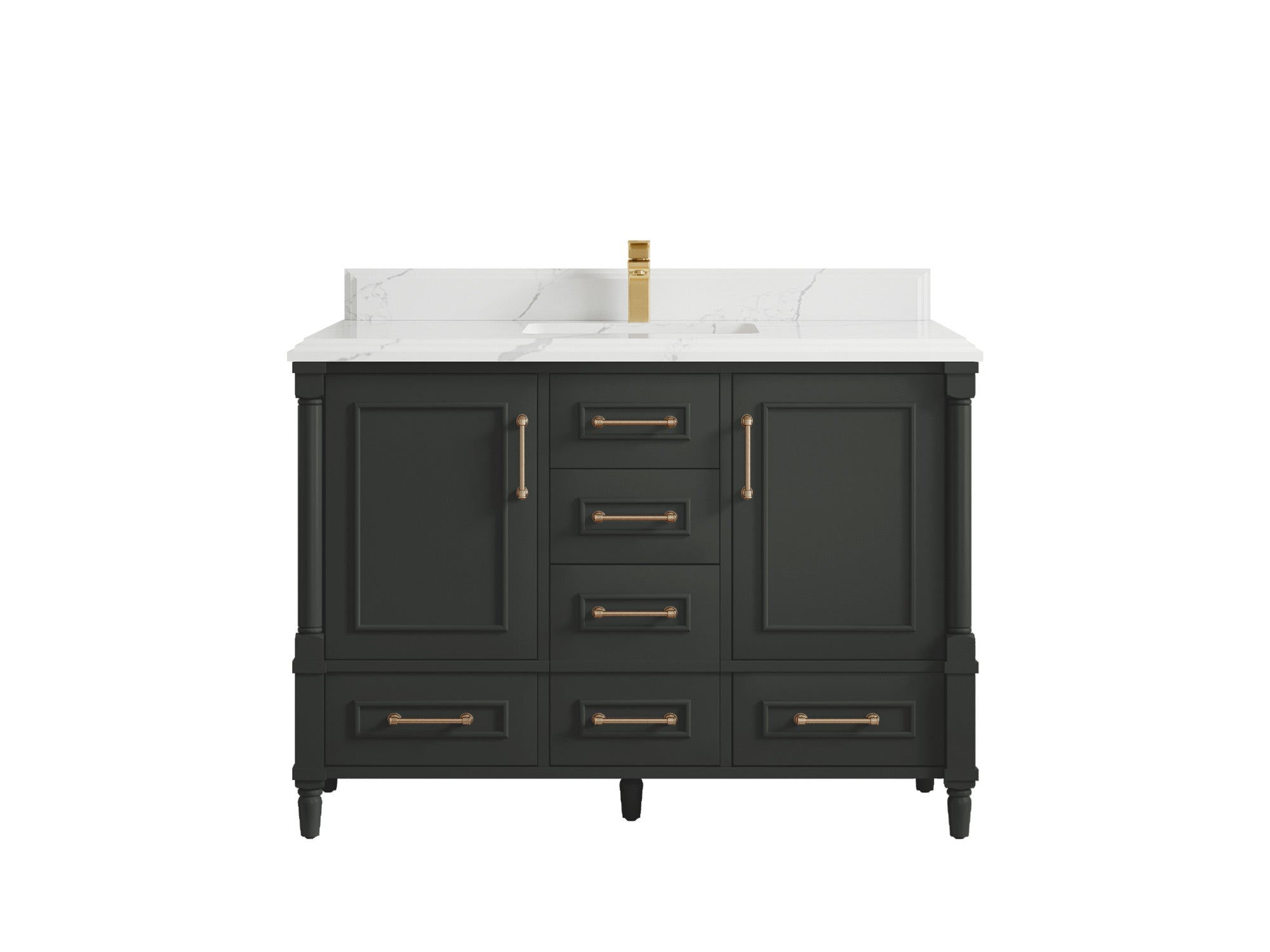 Aberdeen 48 in. W x 22 in. D Single Sink Bathroom Vanity - Willow Bath and Vanity