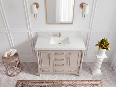 Aberdeen 48 in. W x 22 in. D Single Sink Bathroom Vanity - Willow Bath and Vanity