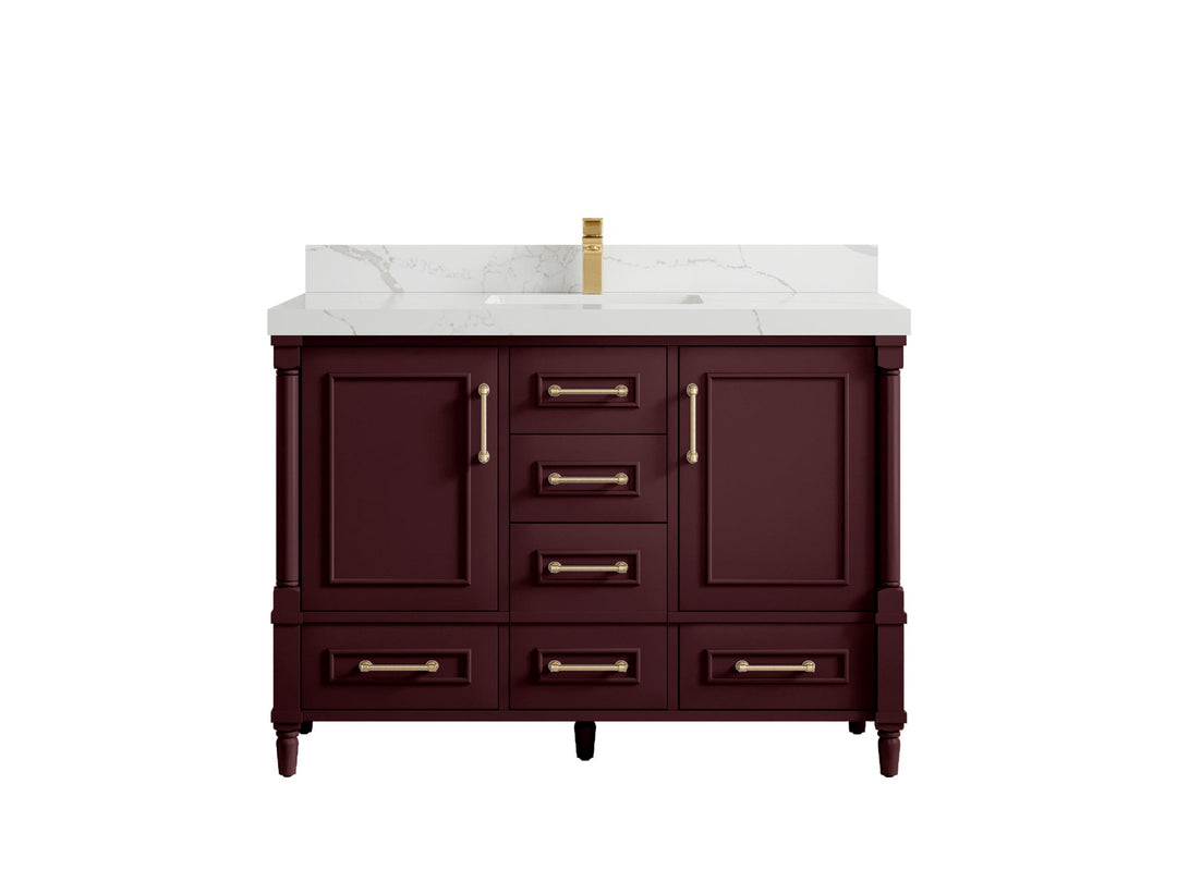 Aberdeen 48 in. W x 22 in. D Single Sink Bathroom Vanity - Willow Bath and Vanity
