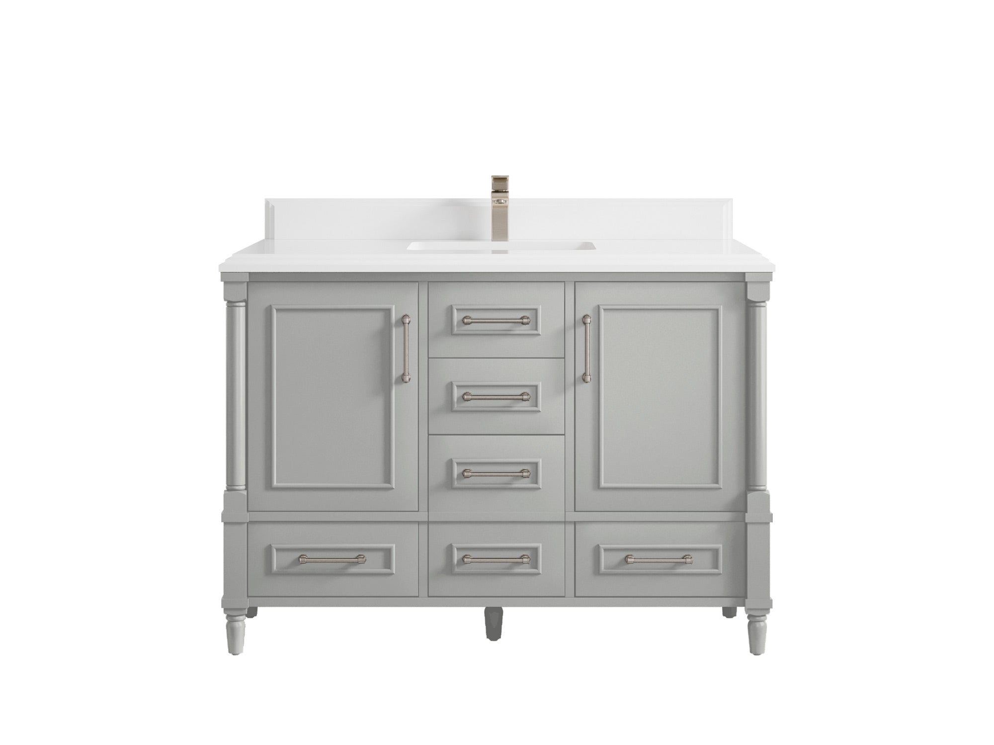 Aberdeen 48 in. W x 22 in. D Single Sink Bathroom Vanity - Willow Bath and Vanity