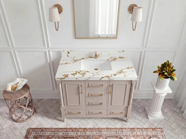 Aberdeen 48 in. W x 22 in. D Single Sink Bathroom Vanity - photo 21