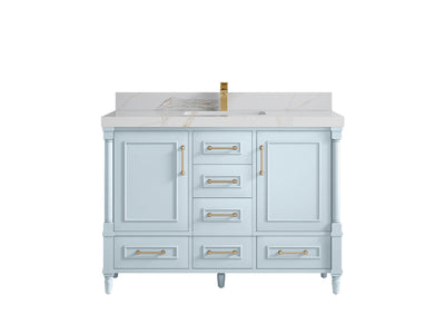 Aberdeen 48 in. W x 22 in. D Single Sink Bathroom Vanity - Willow Bath and Vanity
