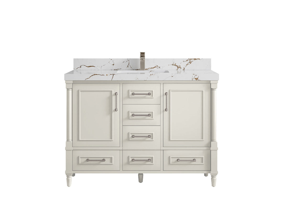 Aberdeen 48 in. W x 22 in. D Single Sink Bathroom Vanity - Willow Bath and Vanity