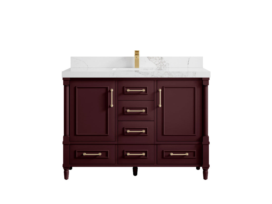 Aberdeen 48 in. W x 22 in. D Single Sink Bathroom Vanity - Willow Bath and Vanity