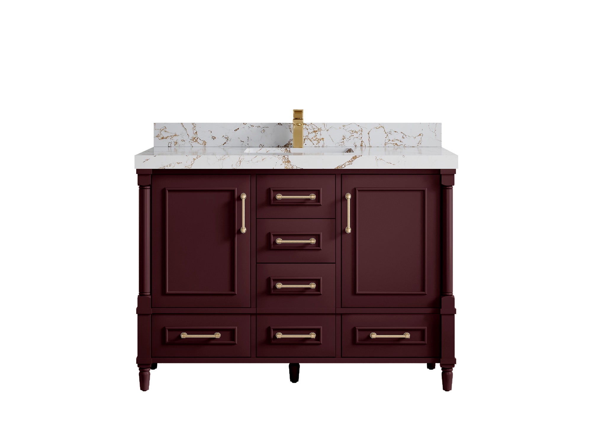 Aberdeen 48 in. W x 22 in. D Single Sink Bathroom Vanity - Willow Bath and Vanity