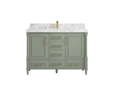 Aberdeen 48 in. W x 22 in. D Single Sink Bathroom Vanity - Willow Bath and Vanity