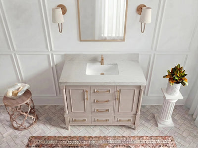 Aberdeen 48 in. W x 22 in. D Single Sink Bathroom Vanity - Willow Bath and Vanity