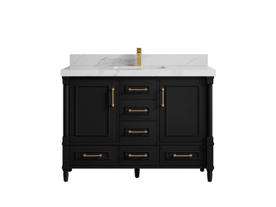 Aberdeen 48 in. W x 22 in. D Single Sink Bathroom Vanity - Willow Bath and Vanity