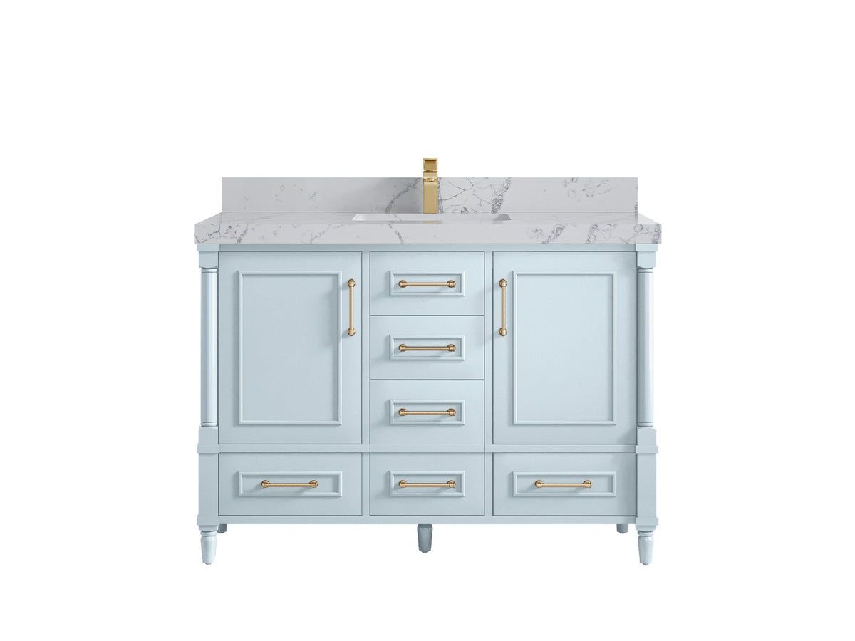 Aberdeen 48 in. W x 22 in. D Single Sink Bathroom Vanity - Willow Bath and Vanity