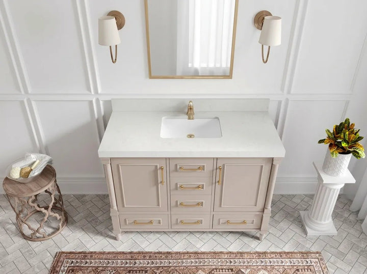 Aberdeen 48 in. W x 22 in. D Single Sink Bathroom Vanity - photo 2