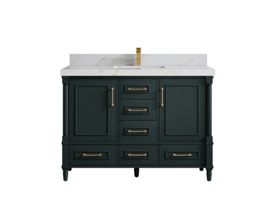 Aberdeen 48 in. W x 22 in. D Single Sink Bathroom Vanity - Willow Bath and Vanity
