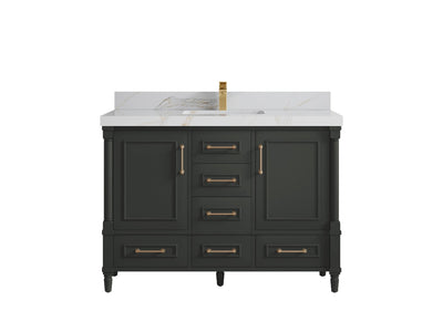 Aberdeen 48 in. W x 22 in. D Single Sink Bathroom Vanity - Willow Bath and Vanity