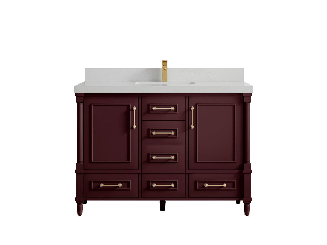 Aberdeen 48 in. W x 22 in. D Single Sink Bathroom Vanity - Willow Bath and Vanity