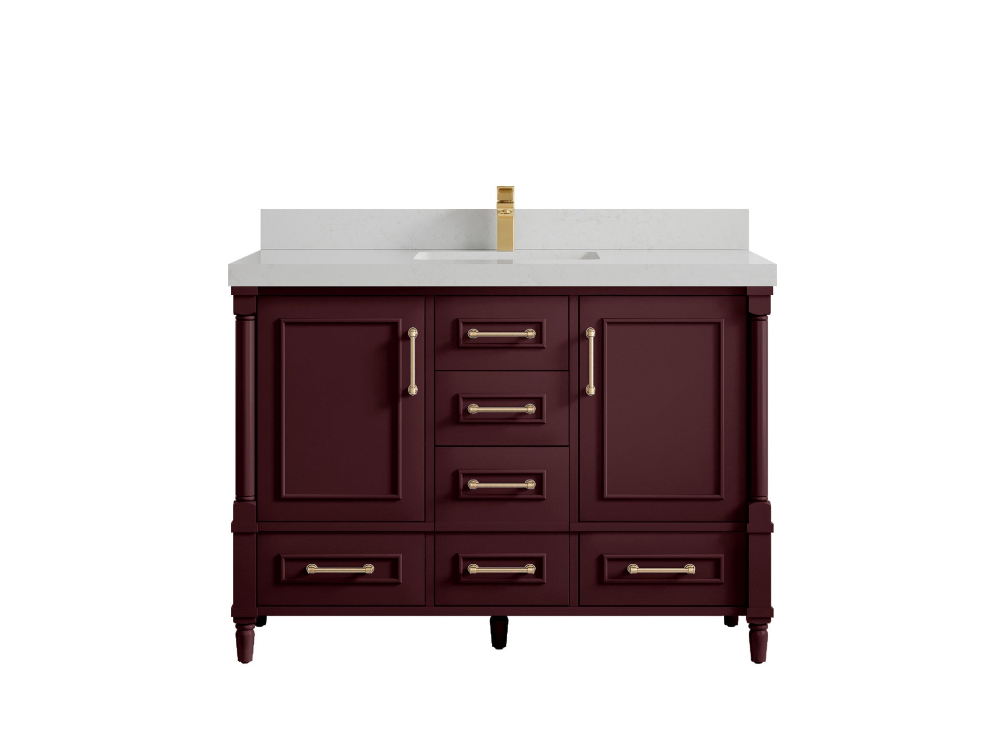 Aberdeen 48 in. W x 22 in. D Single Sink Bathroom Vanity - Willow Bath and Vanity