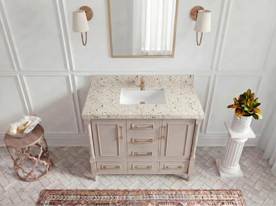 Aberdeen 48 in. W x 22 in. D Single Sink Bathroom Vanity - Willow Bath and Vanity