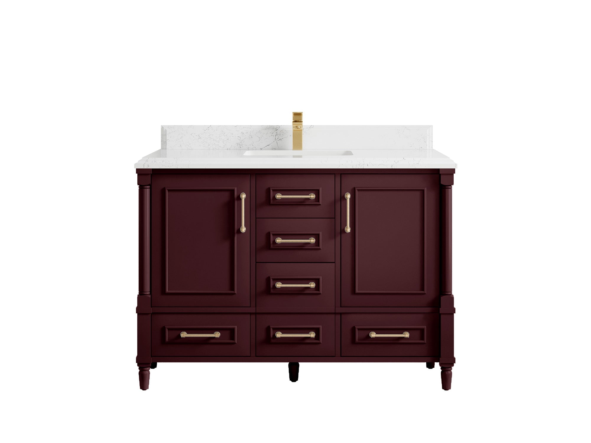 Aberdeen 48 in. W x 22 in. D Single Sink Bathroom Vanity - Willow Bath and Vanity