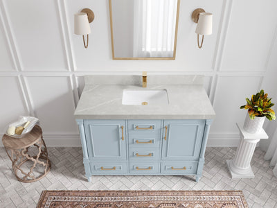 Aberdeen 48 in. W x 22 in. D Single Sink Bathroom Vanity - Willow Bath and Vanity