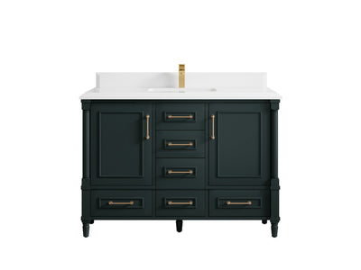 Aberdeen 48 in. W x 22 in. D Single Sink Bathroom Vanity - Willow Bath and Vanity